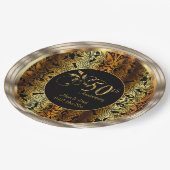 50周年記念結婚金 ペーパープレート (アングル)