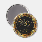 50周年記念結婚金 マグネット (正面/裏面)