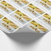 50周年記念結婚金 ラッピングペーパー (コーナー)