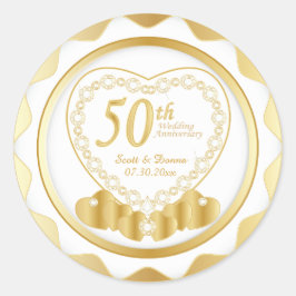 50周年記念結婚金 | DIY文字 ラウンドシール