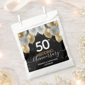 50周年記念結婚風船がバッグ フェイバーバッグ (クリップ留めされた状態)