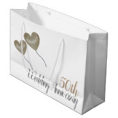 50周年記念結婚風船 ラージペーパーバッグ (正面アングル)