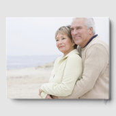 50周年記念結婚4枚の写モダン真コラージュ ゲストブック (裏面)