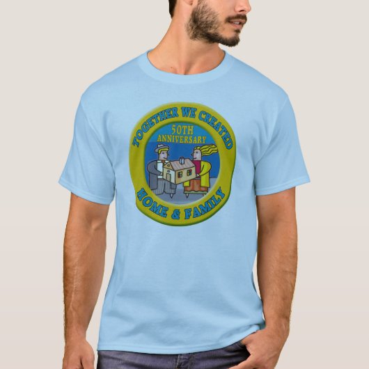 50周年記念結婚Tシャツ Tシャツ (正面)