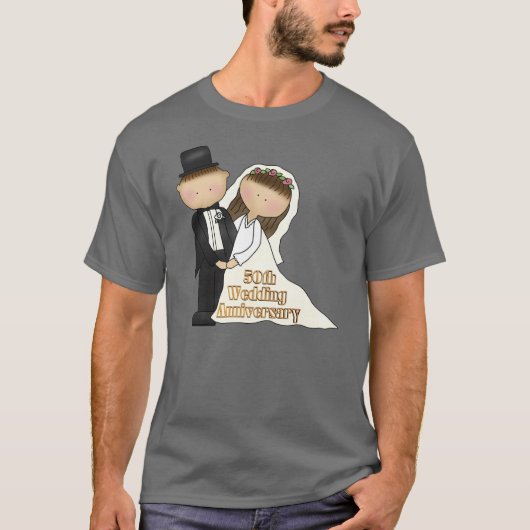 50周年記念結婚Tシャツ Tシャツ (正面)