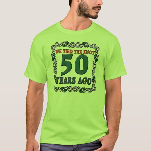 50周年記念結婚Tシャツ Tシャツ (正面)