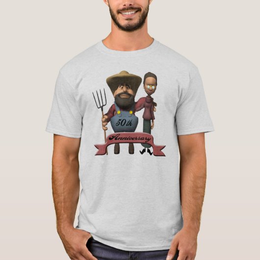 50周年記念結婚Tシャツ Tシャツ (正面)
