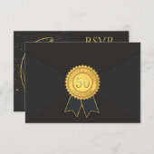 50周年記念返信カード 出欠カード (正面/裏面)