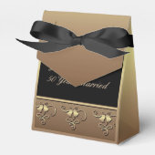 50周年記念金ゴールドとブラックフェイスボックス フェイバーボックス (正面サイド)