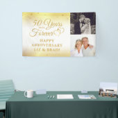 50周年記念金ゴールドハートが永遠に 横断幕 (トレードショー)