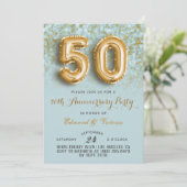 50周年記念金ゴールドフローラ招待状 招待状 (スタンド正面)