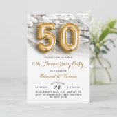 50周年記念金ゴールドフローラ招待状 招待状 (スタンド正面)