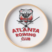 50周年記念10インチラウンドウォールクロック、木枠 壁時計 (正面)