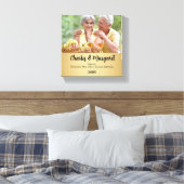 50周年記念8x8パーソナライズされた写真 キャンバスプリント (インサイチュ (寝室))