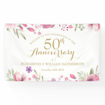 50周年記念 ウォーターカラーローズ ウェルカム