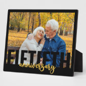 50周年記念 オーバーサイズ タイポグラフィー フォト フォトプラーク (側面)