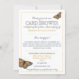 50周年記念 カードシャワーのご依頼 招待状