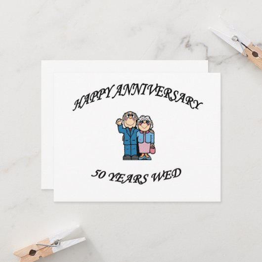 50周年記念 カード (正面/裏面インサイチュ)