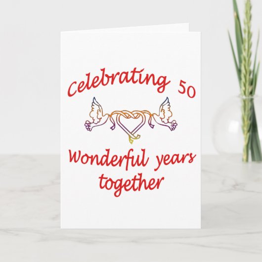 50周年記念 カード (正面)
