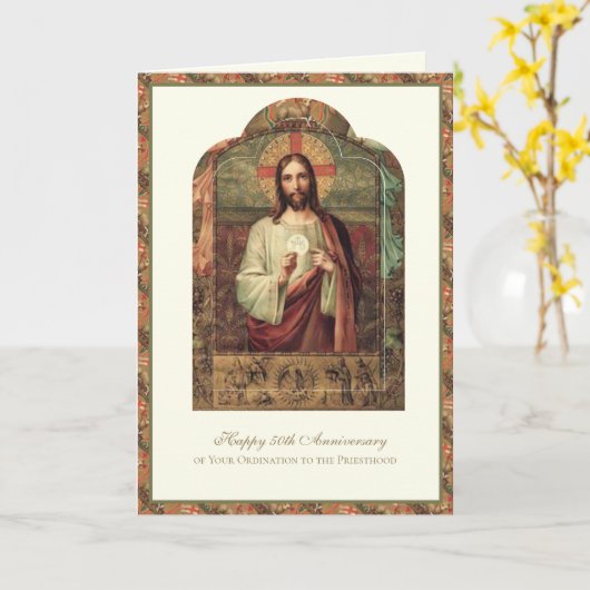 50周年記念 カード (黄色い花)