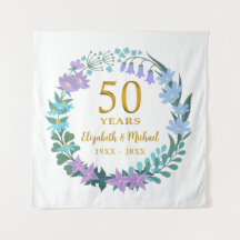 50周年記念 ゴールデンフローラルブルーベルリース