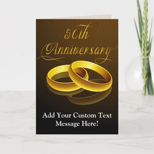 50周年記念 | ゴールドスクリプト カード (正面)