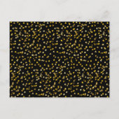 50周年記念 ゴールドハート Save the Date 案内ポストカード (裏面)