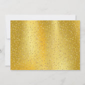 50周年記念 ゴールドホイル ウェディングフォト 招待状 (裏面)