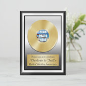 50周年記念 ゴールドレコード オーダーメイド 招待状 (スタンド正面)