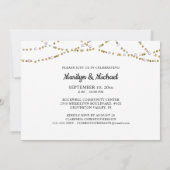 50周年記念 ゴールドレトロ 招待状 (裏面)