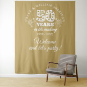 50周年記念 ゴールド フォト プロップ タペストリー (インサイチュ)