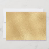 50周年記念 ゴールド 50周年結婚記念日 招待状 (裏面)