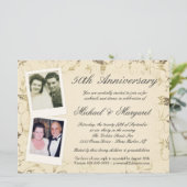 50周年記念 - フォト招待状 - 当時と現在 招待状 (スタンド正面)