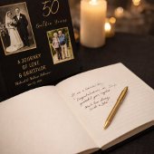 50周年記念 ブラックゴールド ケース ゲストブック