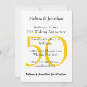 50周年記念 ペコピーゴールド 招待状 (裏面)