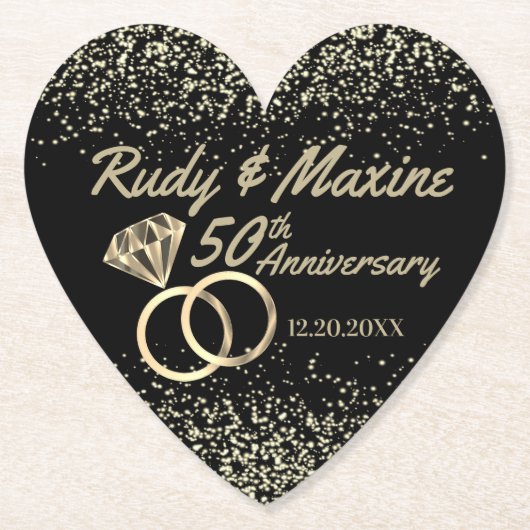 50周年記念 ペーパーコースター (正面)