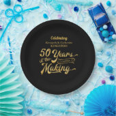 50周年記念～メイキング名50年 ペーパープレート (パーティー)