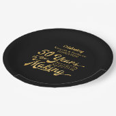 50周年記念～メイキング名50年 ペーパープレート (アングル)