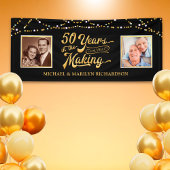 50周年記念・今の写真 |ブラック&金ゴールド 横断幕