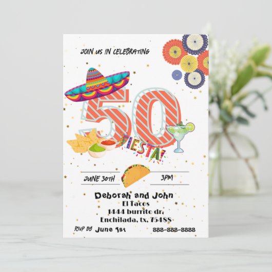 50周年記念 招待状 (スタンド正面)