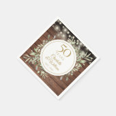 50周年記念・木素朴の紐灯 スタンダードカクテルナプキン (角)