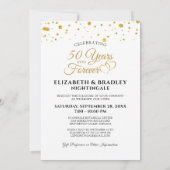 50周年記念 永遠への誓い 更新式 招待状 (裏面)