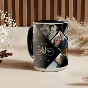 50周年記念 無限の愛 フォトコラージュギフト マグカップ