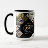 50周年記念 無限の愛 フォトコラージュギフト マグカップ (左)