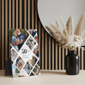 50周年記念 無限の愛 フォトコラージュ ギフト フォトプラーク