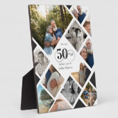 50周年記念 結婚写真 コラージュ 保存記念品 フォトプラーク (側面)