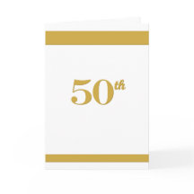 50周年記念/誕生日パーティーの招待状