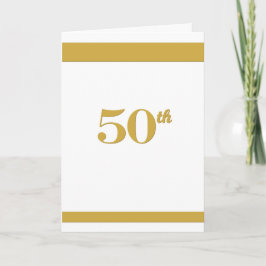 50周年記念/誕生日パーティーの招待状 招待状