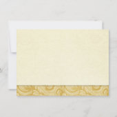 50周年記念　過去と現在　2枚の写真 招待状 (裏面)