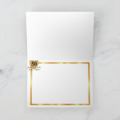 50周年記念 – 金ゴールド カード (内部)